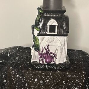 Bath & Body Works Haunted House with Purple and Green Accents Soap Dispenser